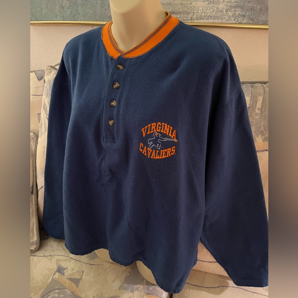 Like New Virginia Cavaliers Fleece Long Sleeve Shirt